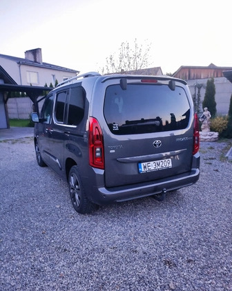 Toyota Proace City Verso cena 129000 przebieg: 19800, rok produkcji 2021 z Mława małe 92